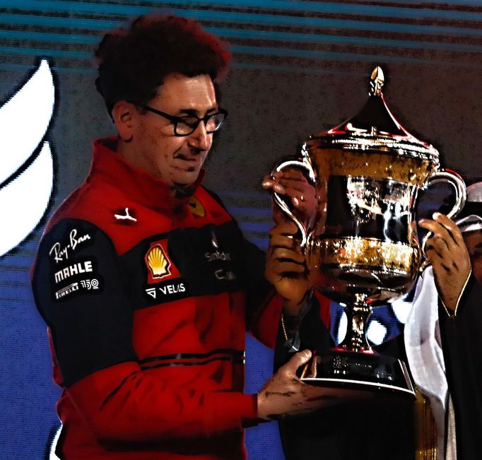 Šéf týmu Ferrari Mattia Binotto (2022)