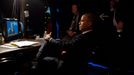 Sept. 5, 2012 "Backstage at the Democratic National Convention, the President watches as former President Bill Clinton delivers his nomination speech, before surprising the crowd with an onstage appearance together after the speech."