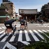 Japonsko rikša ženy