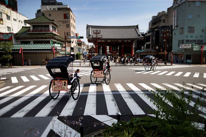 Japonsko rikša ženy