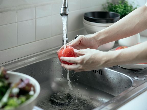 Ovoce i zeleninu před jídlem pečlivě umyjte.