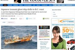 Loď duchů se objevila v Kanadě. Zmizela loni po tsunami