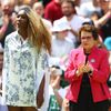 Wimbledon 2022, middle sunday (Venus Williamsová, Billie Jean Kingová)