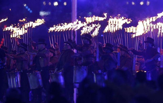 Závěrečná show na paralympiádě