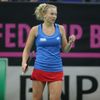 Kateřina Siniaková ve finále Fed Cupu 2018 Česko - USA