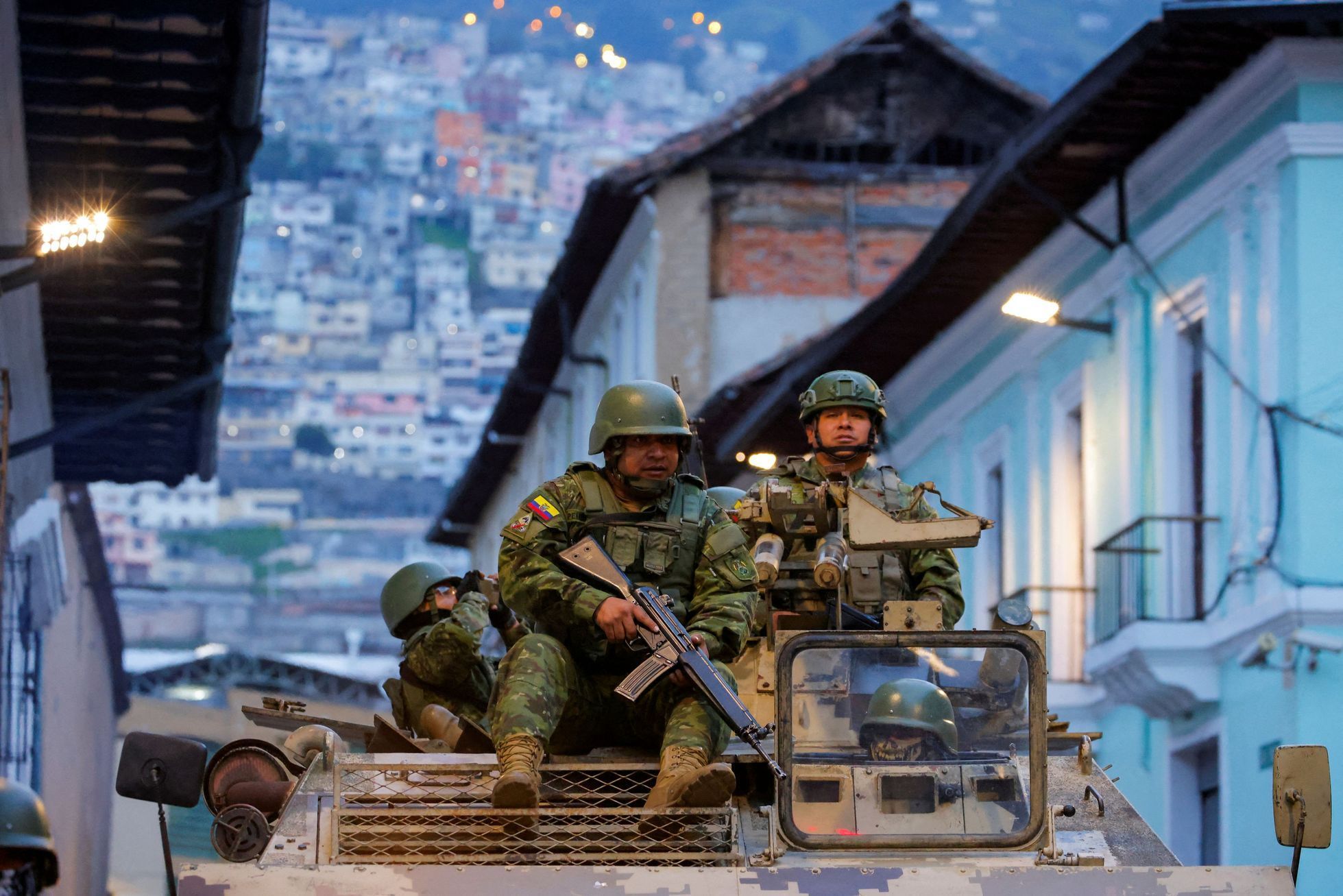 Ekvádor, násilí, policie