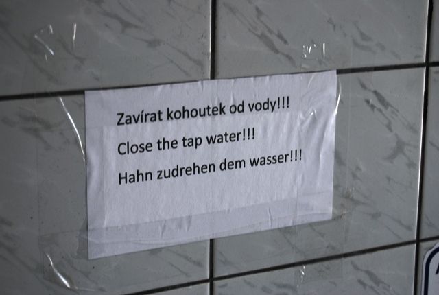 test záchodů 27