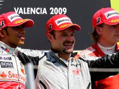 Barrichello, Hamilton a Raikkonen - To jsou tři nejrychlejší z Velké ceny Evropy