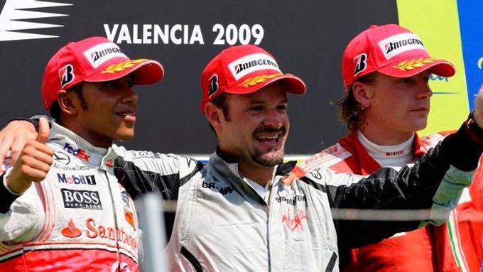 Barrichello, Hamilton a Raikkonen - To jsou tři nejrychlejší z Velké ceny Evropy