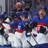 Slovenští hokejisté se radují z postupu do semifinále olympiády v Pekingu 2022