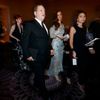 Weinstein Company chaiman Harvey Weinstein arrives with wife and fashion designer Georgina Chapman at the 72nd Golden Globe Awards in Beverly Hills