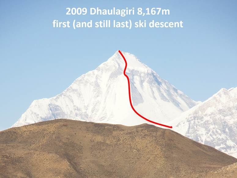Extrémní lyžař David Fojtík na Dhaulágirí (2009)