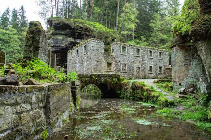 Zřícenina Dolského mlýna, Národní park České Švýcarsko