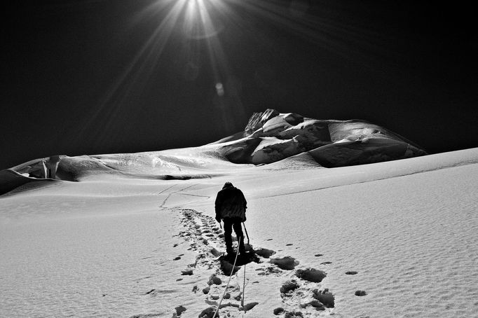 Michal Brouček: horské fotografie (snowboard, lyžování, horolezectví)