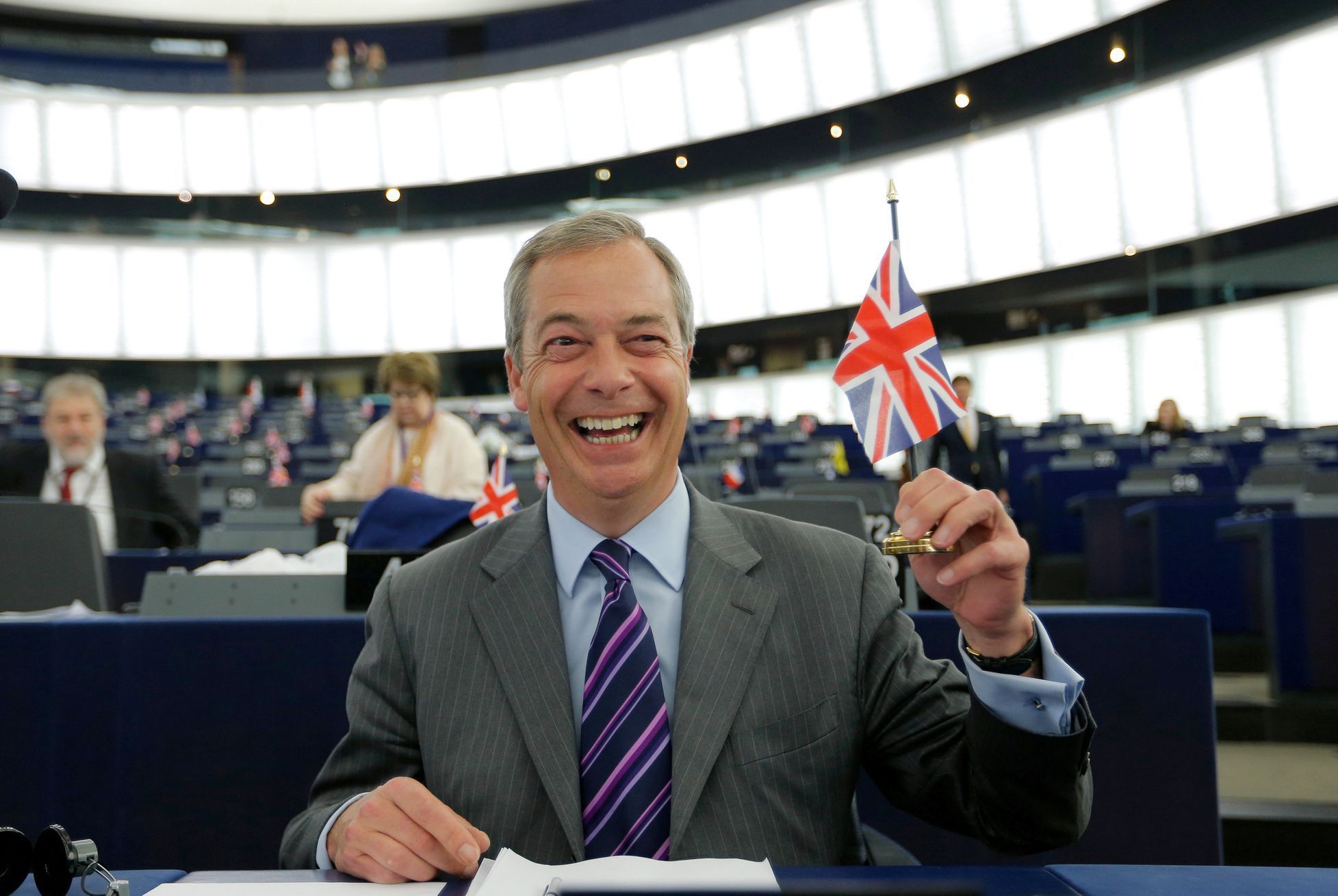 Nigel Farage v Evropském parlamentu