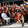 Brad Binder a tým KTM slaví triumf v Grand Prix České republiky třídy MotoGP v Brně 2020