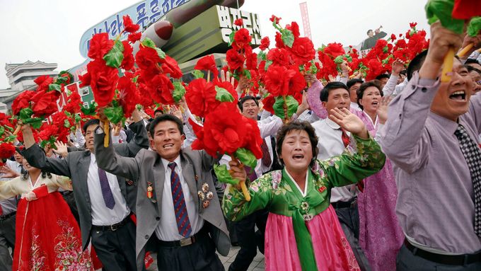 Sjezd strany v Severní Koreji. Ilustrační foto.
