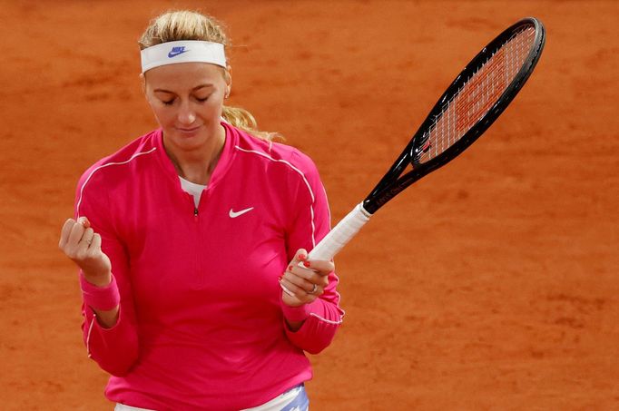 Petra Kvitová v osmifinále French Open 2020