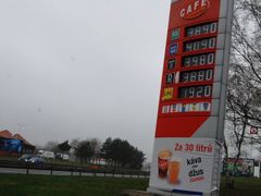 Překvapivě se leckde cena benzínu a nafty liší jen o desetník