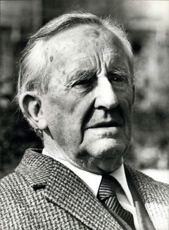Christopherův otec J. R. R. Tolkien.