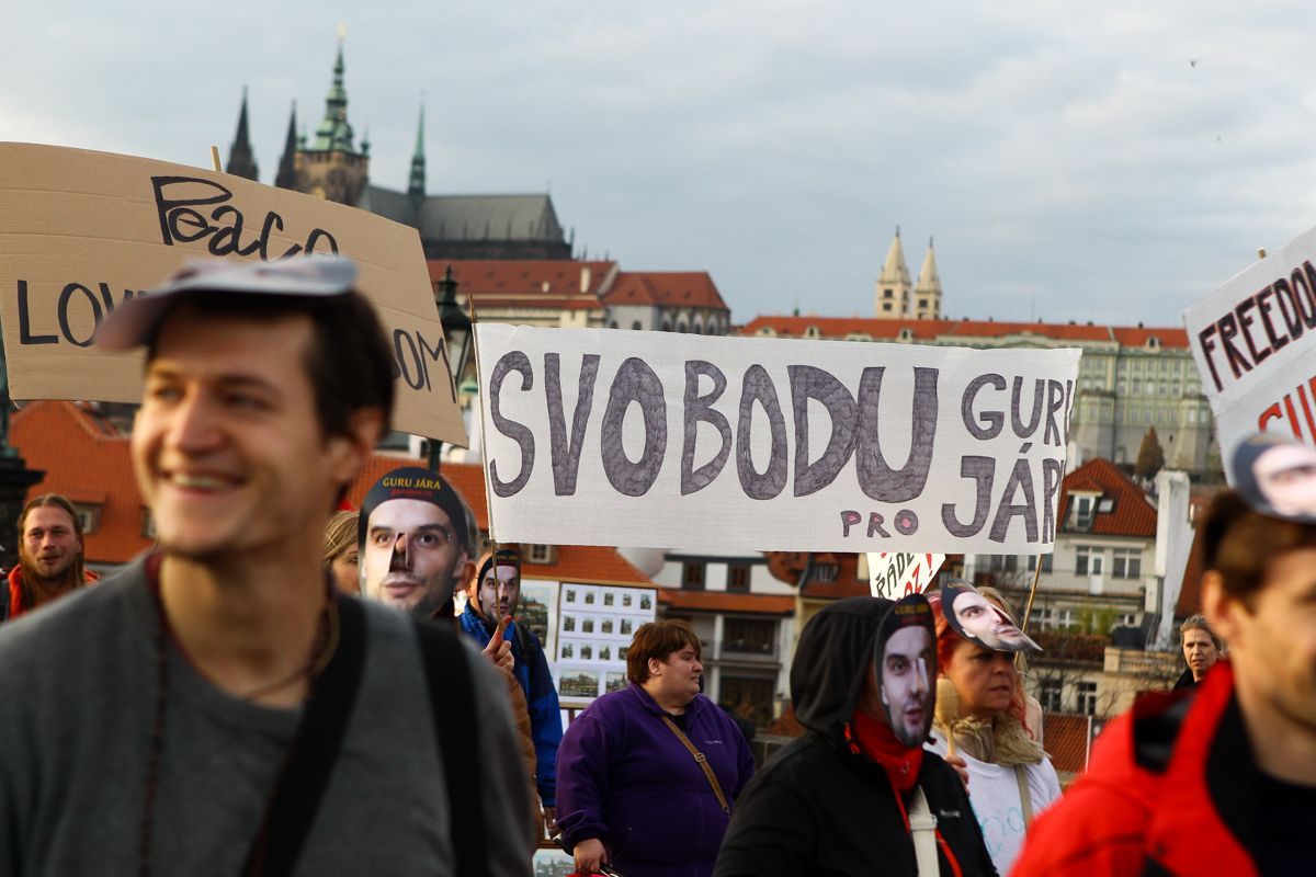Pochod za svobodu guru Járy a proti náboženské perzekuci v ČR