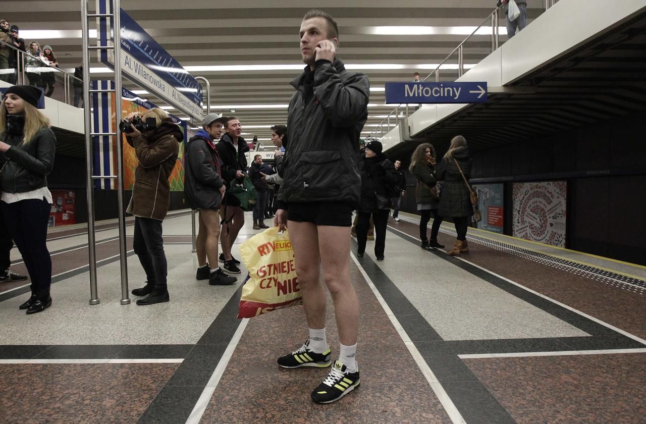 No Pants Subway Ride neboli jízda metrem bez kalhot