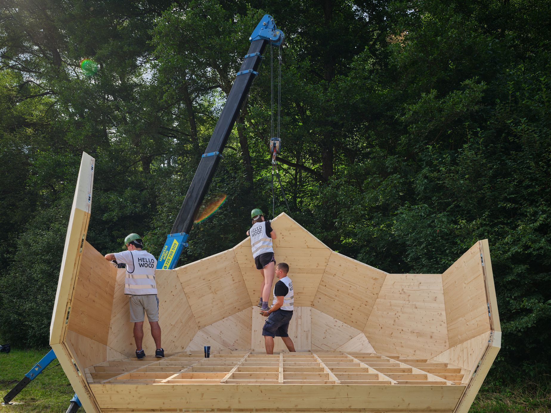 rekreační bydlení, glamping, škola, studenti, architektura, česká kamenice