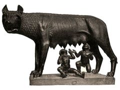 Romulus a Remus s vlčicí