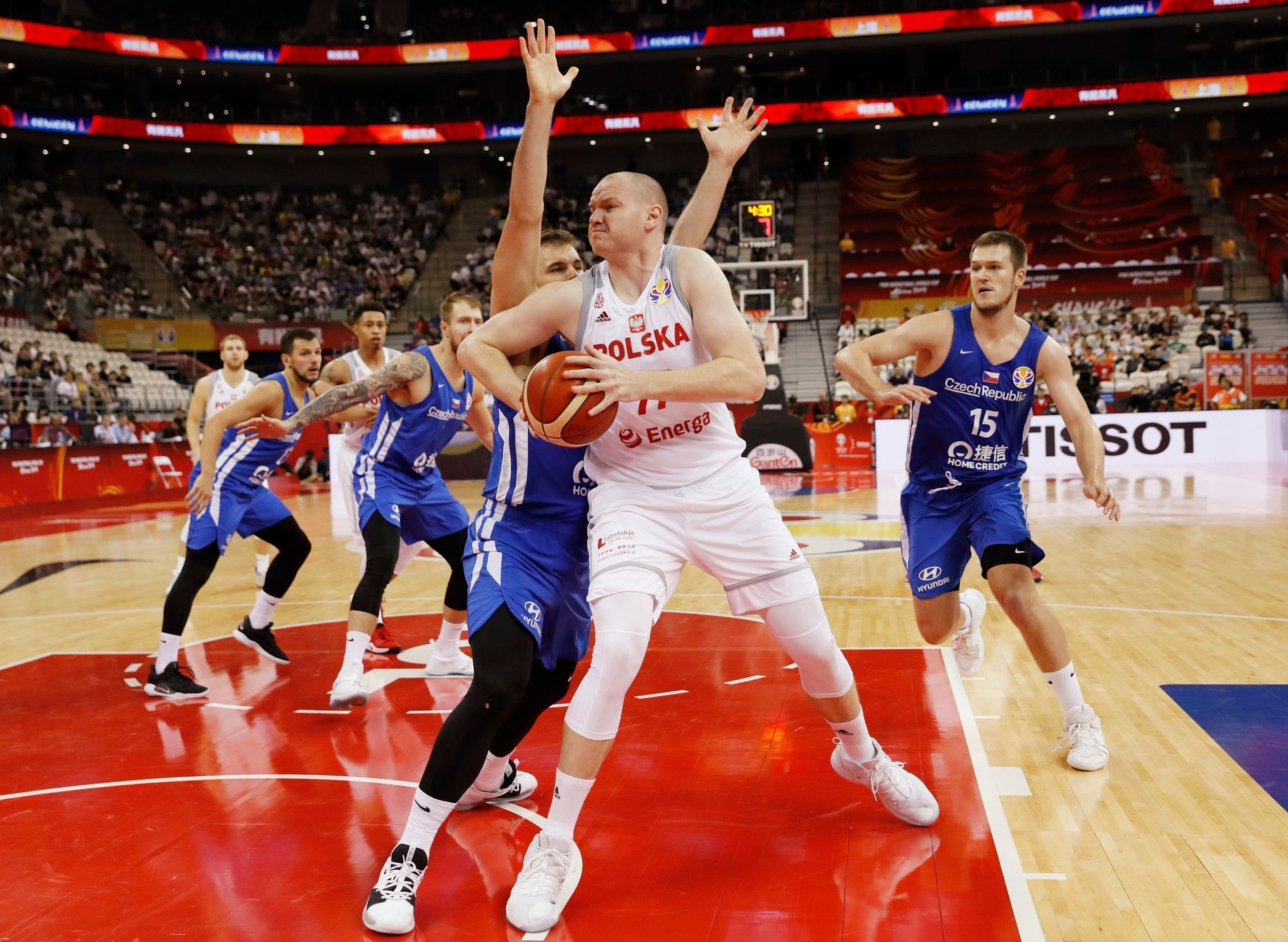basketbal, MS 2019, Česko - Polsko, Damian Kulig