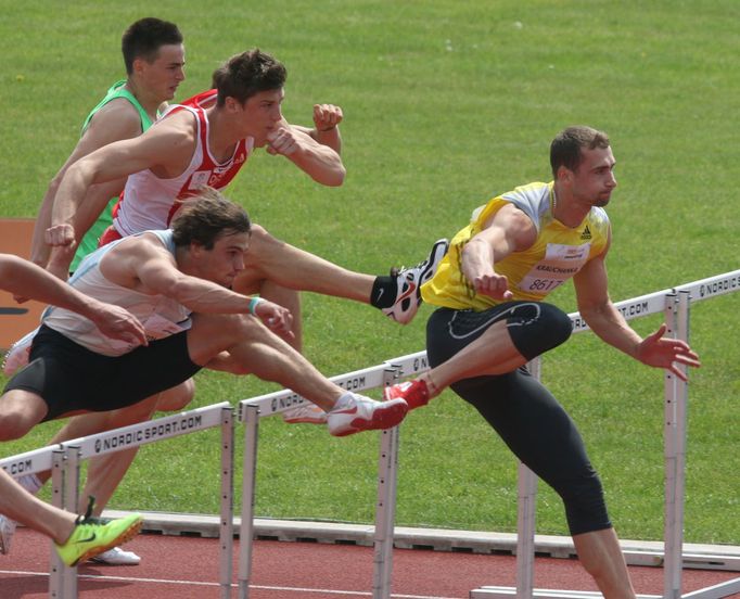 Atletika, TNT Meeting Kladno: Andrej Kravčenko (vpravo)