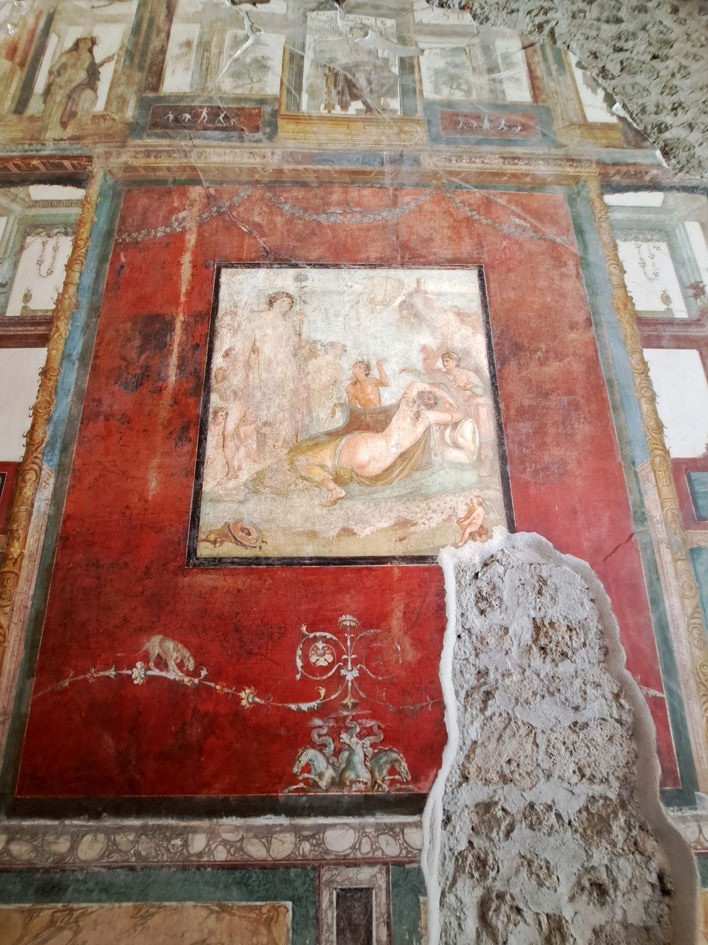 Itálie, Neapol. Pompeje. cestopis, památky