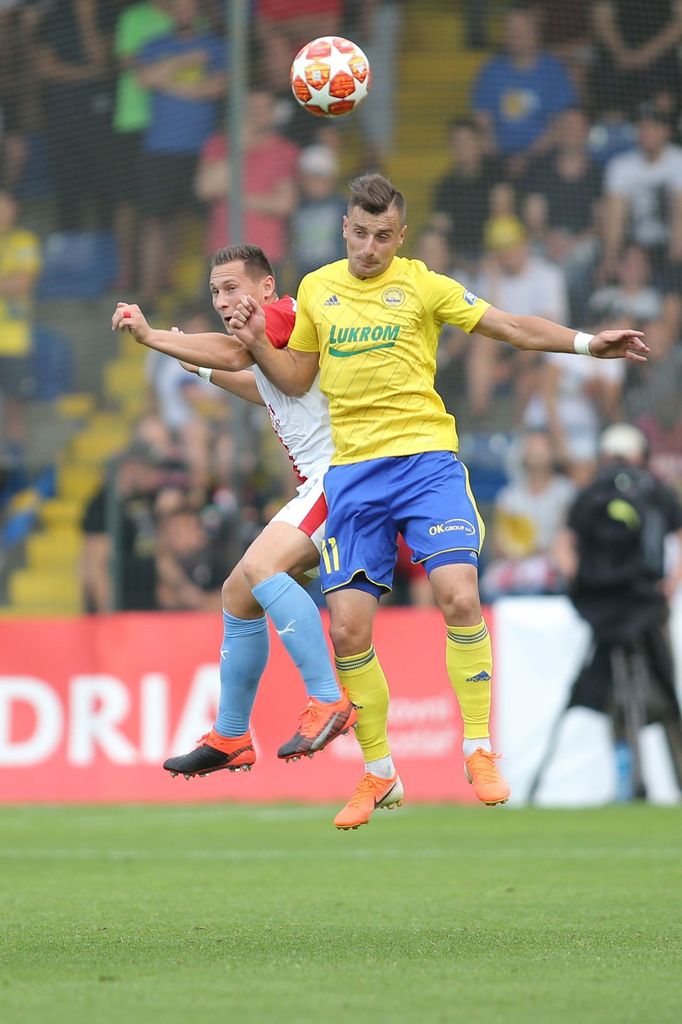 Jan Bořil. 1. kolo Fortuna:Ligy mezi Zlínem a Slavií.