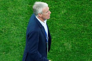 Didier Deschamps v semifinále MS 2018 Francie - Belgie