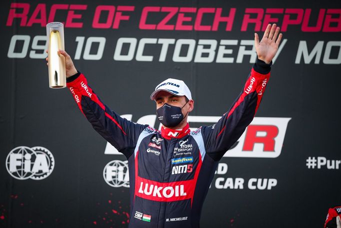 Norbert Michelis v závodě WTCR v Mostě 2021