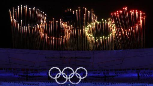 Ohňostroj na závěr olympijských her