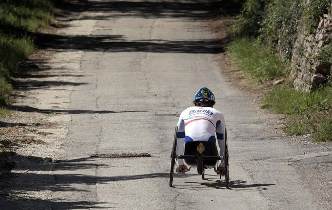 Bývalý pilot F1 Alex Zanardi se připravuje na paralympiádu v Londýně