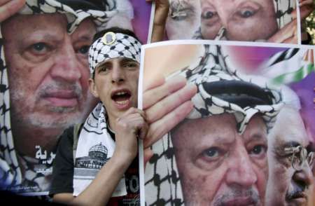 Palestinci vzpomínali na Arafata