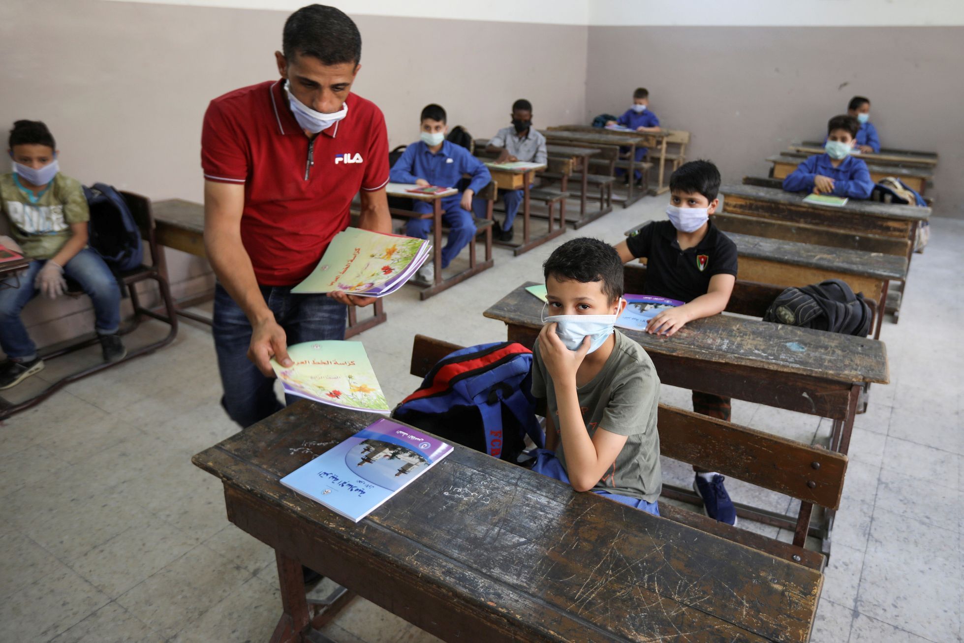 škola znovuotevření koronavirus jordánsko
