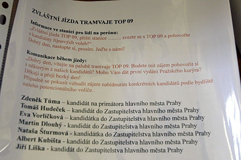 TOP 09 zahajuje pražskou kampaň