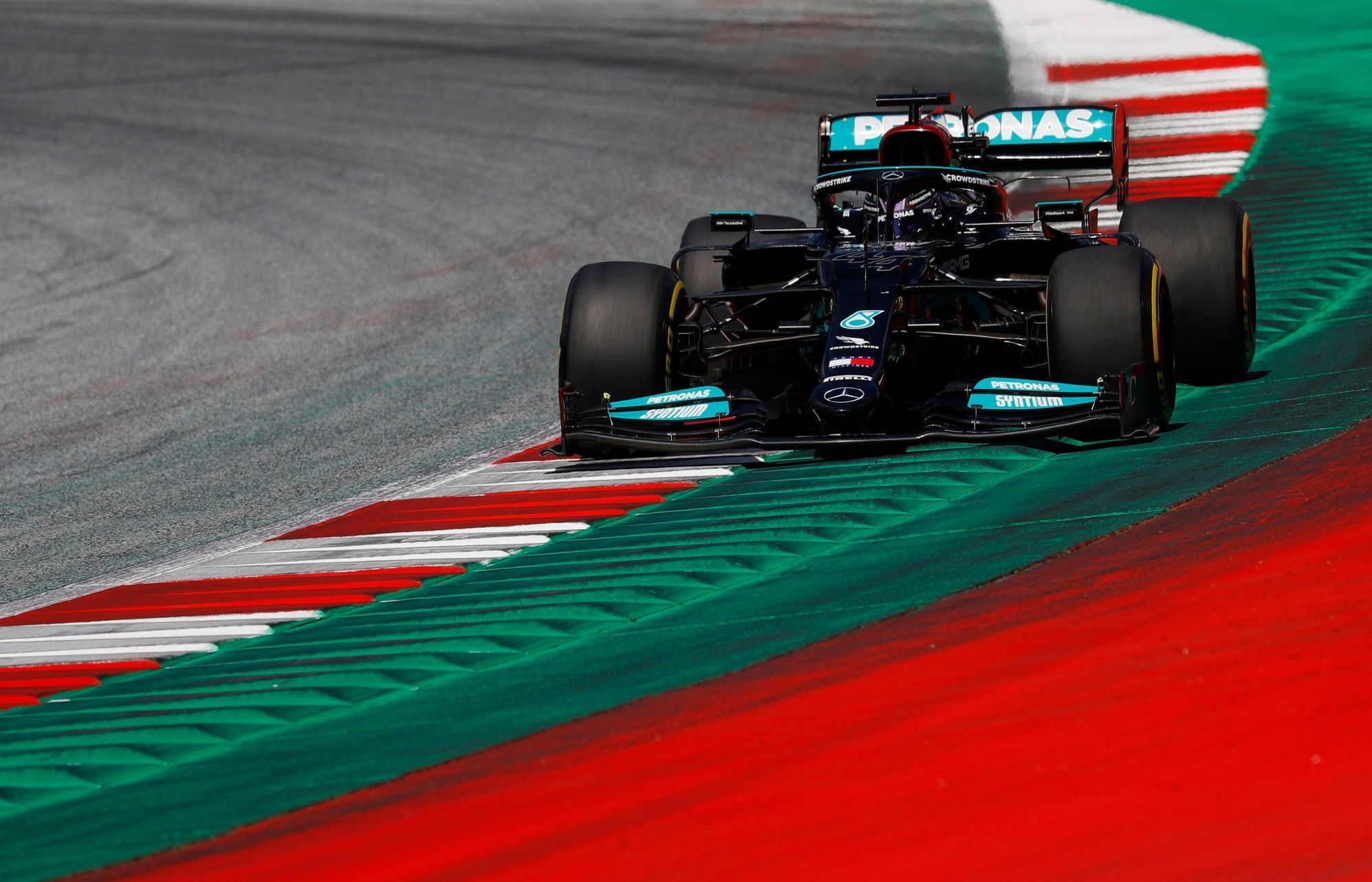 Lewis Hamilton, Mercedes v kvalifikaci na VC Štýrska formule 1 2021