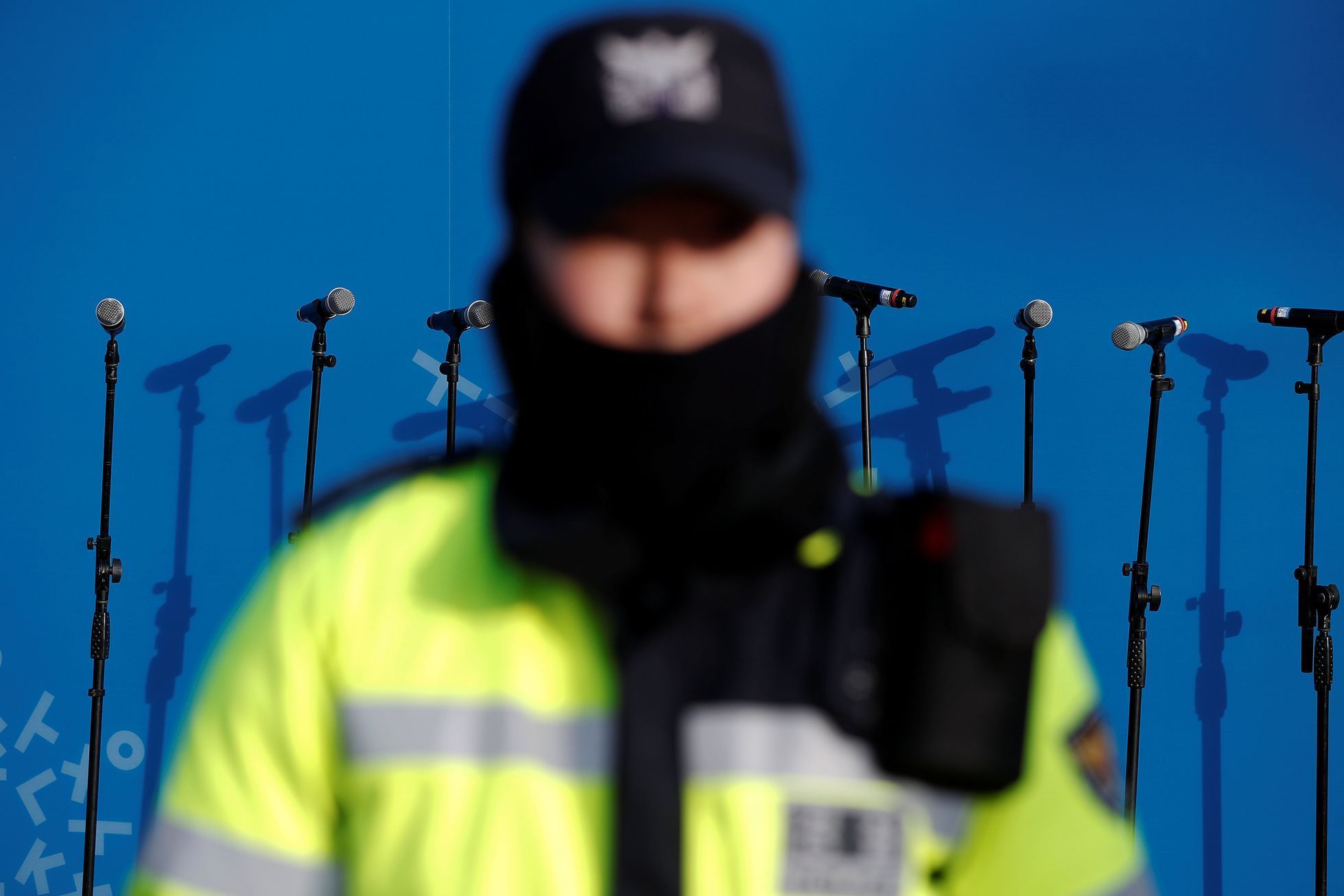 ZOH 2018: policejní hlídka