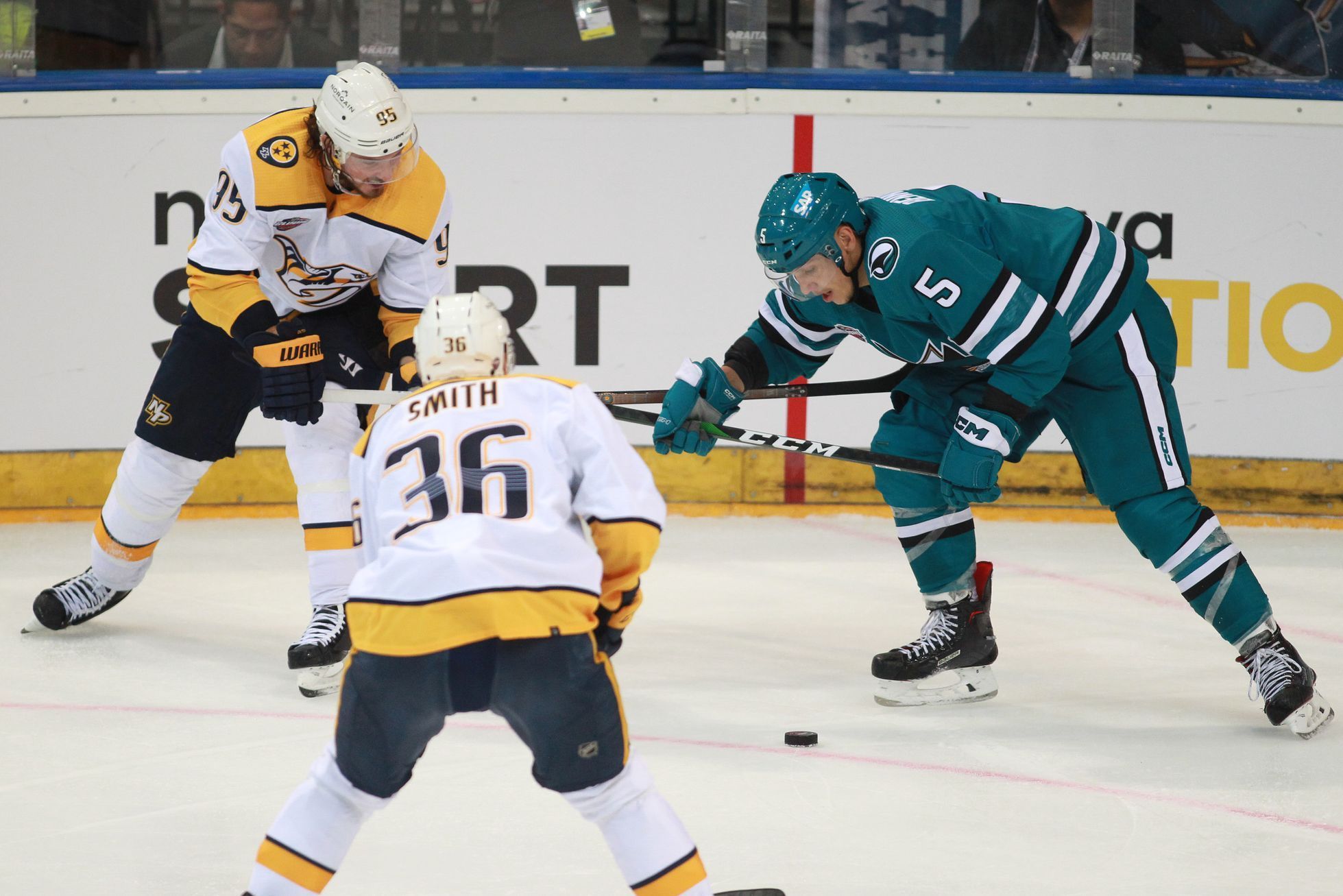 San Jose Sharks vs. Nashville Predators v Praze