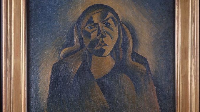 Bohumil Kubišta - Epileptická žena, 1911