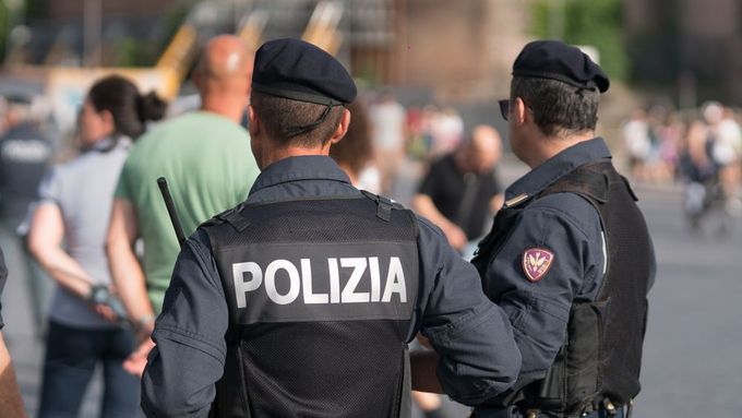 Italská policie, ilustrační foto