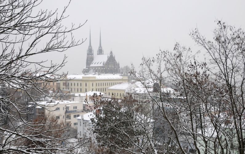 Zima v Brně