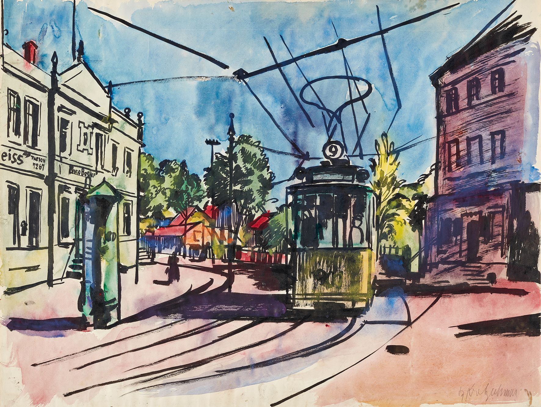 Bernhard Kretzschmar (1889–1972) Tramvaj