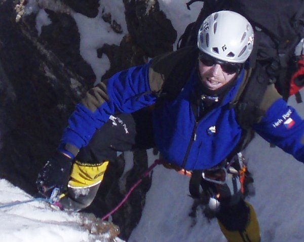 Roman Langr leze na K2