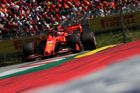 První trénink F1 po měsíční pauze ovládlo v Belgii Ferrari