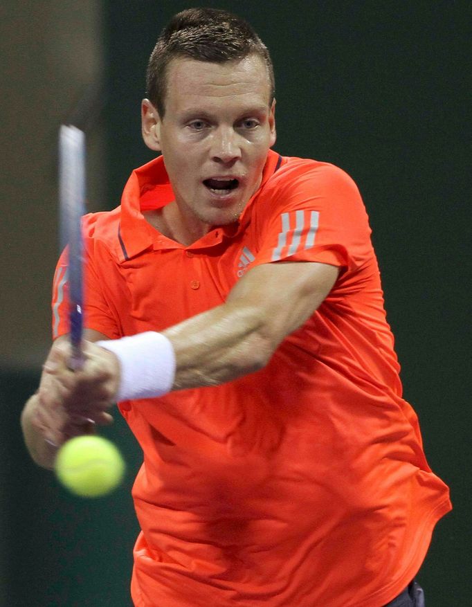 Tomáš Berdych na turnaji v Dauhá 2016