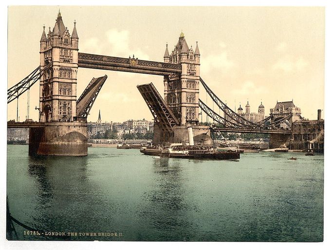 Londýn, dávný fotoprůvodce. Fotochromové tisky z let 1890-1905